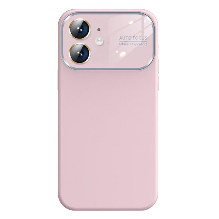 For iPhone 12 Kalebol Large Windows Frosted Liquid Silicone Phone Case