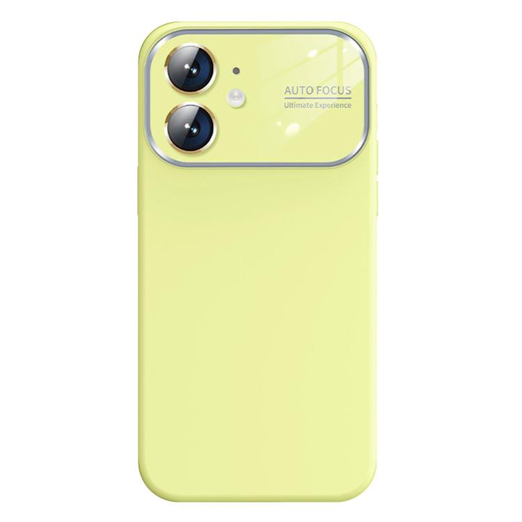 For iPhone 12 Kalebol Large Windows Frosted Liquid Silicone Phone Case