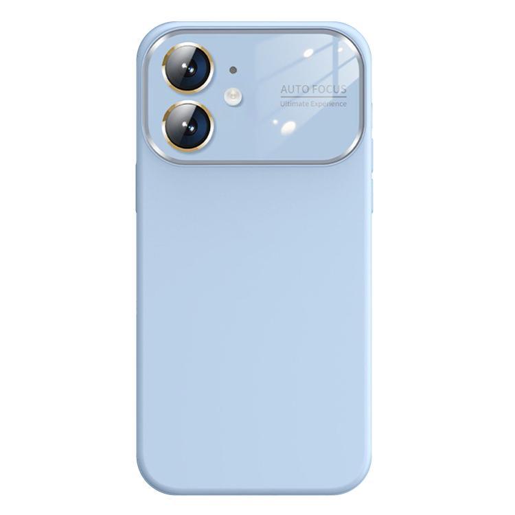 For iPhone 12 Kalebol Large Windows Frosted Liquid Silicone Phone Case