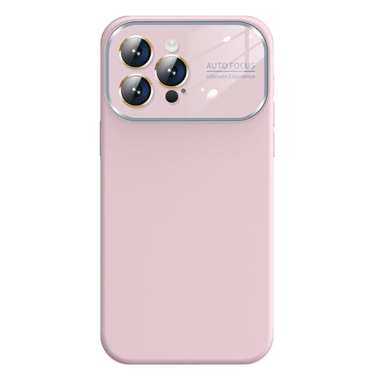 For iPhone 12 Pro Kalebol Large Windows Frosted Liquid Silicone Phone Case