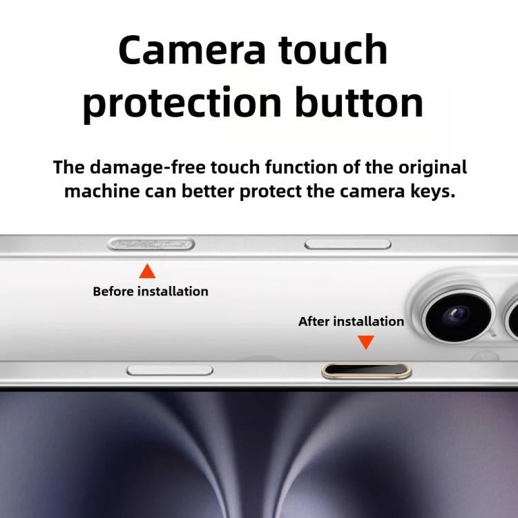 For iPhone 16 Pro Max Kalebol Flexible Metal Key Protection Sticker