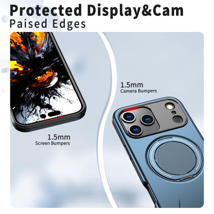 For iPhone 17 Pro Max Kalebol Magnetic MagSafe Rotation Holder PC Phone Case