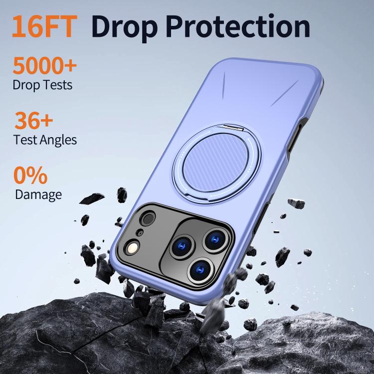 For iPhone 17 Pro Max Kalebol Magnetic MagSafe Rotation Holder PC Phone Case