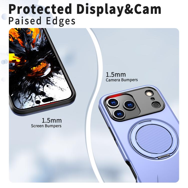 For iPhone 17 Pro Kalebol Magnetic MagSafe Rotation Holder PC Phone Case