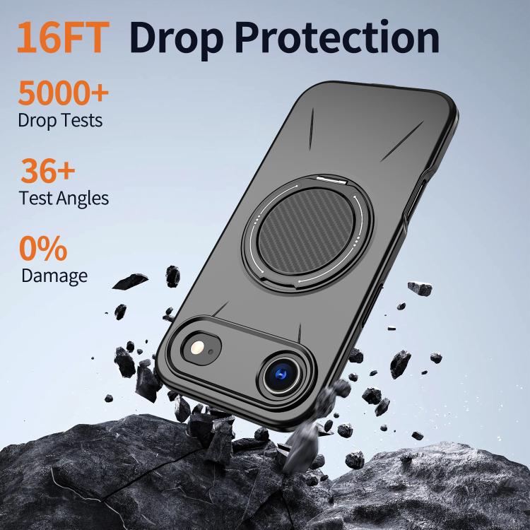 For iPhone Air Kalebol Magnetic MagSafe Rotation Holder PC Phone Case