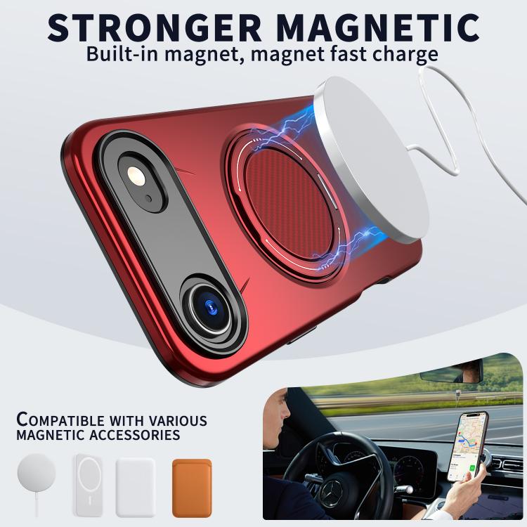 For iPhone Air Kalebol Magnetic MagSafe Rotation Holder PC Phone Case