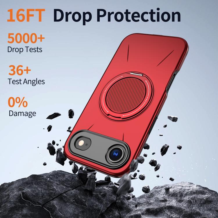 For iPhone Air Kalebol Magnetic MagSafe Rotation Holder PC Phone Case