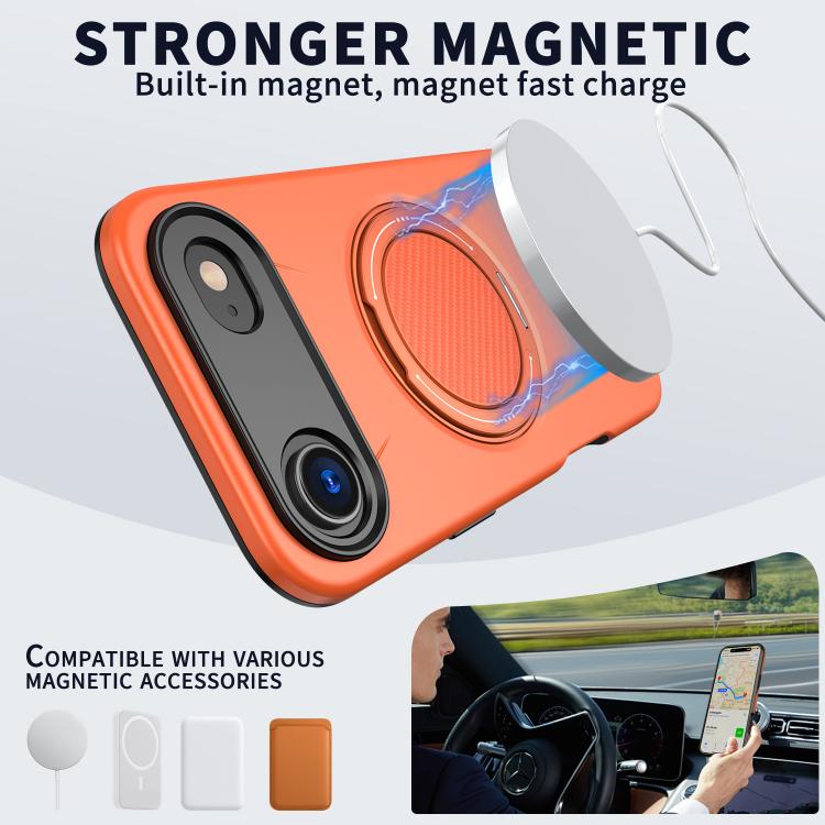 For iPhone Air Kalebol Magnetic MagSafe Rotation Holder PC Phone Case