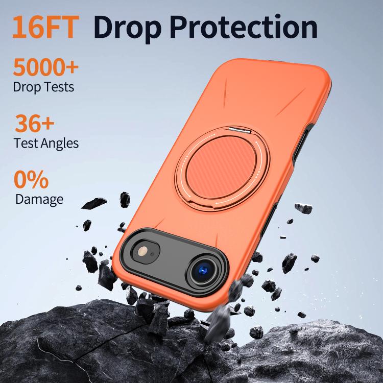 For iPhone Air Kalebol Magnetic MagSafe Rotation Holder PC Phone Case
