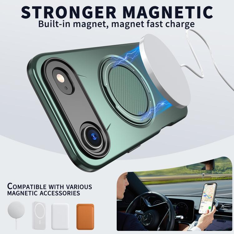 For iPhone Air Kalebol Magnetic MagSafe Rotation Holder PC Phone Case