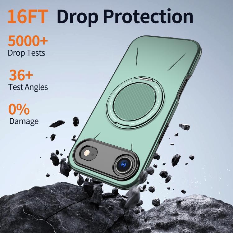 For iPhone Air Kalebol Magnetic MagSafe Rotation Holder PC Phone Case