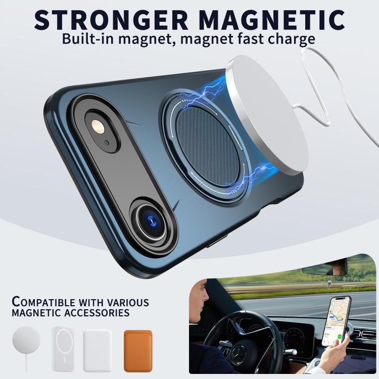 For iPhone Air Kalebol Magnetic MagSafe Rotation Holder PC Phone Case