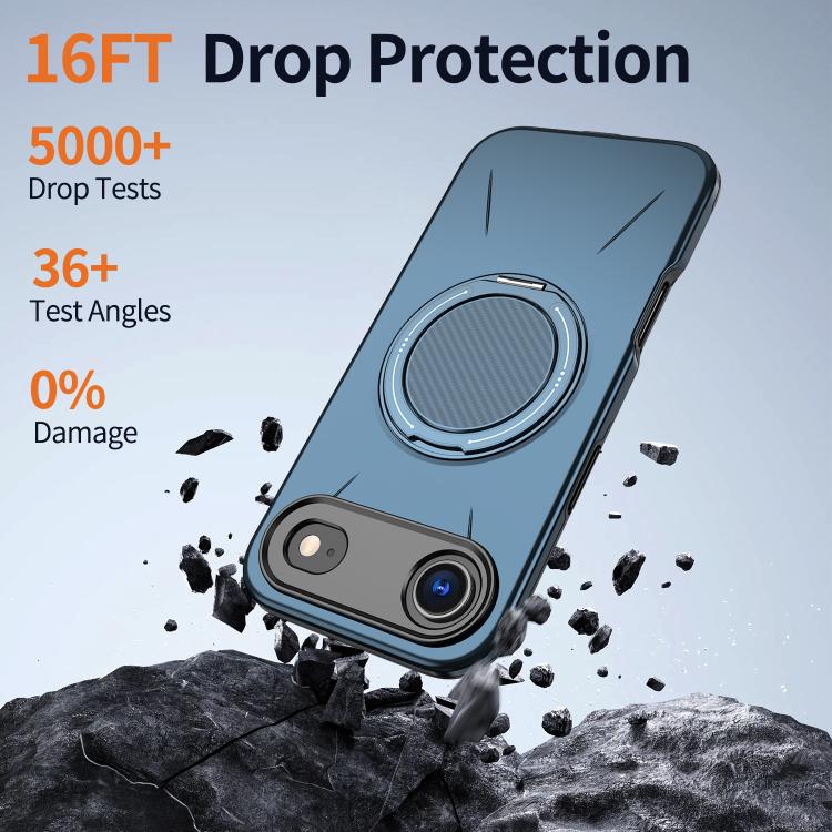 For iPhone Air Kalebol Magnetic MagSafe Rotation Holder PC Phone Case
