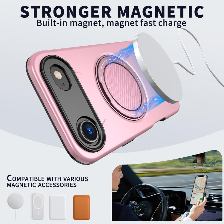 For iPhone Air Kalebol Magnetic MagSafe Rotation Holder PC Phone Case