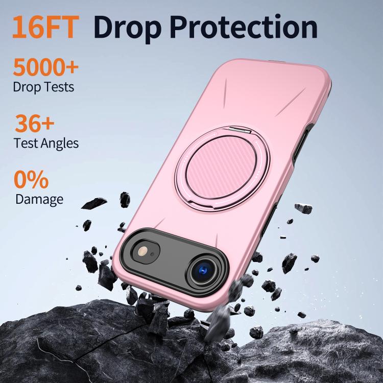 For iPhone Air Kalebol Magnetic MagSafe Rotation Holder PC Phone Case
