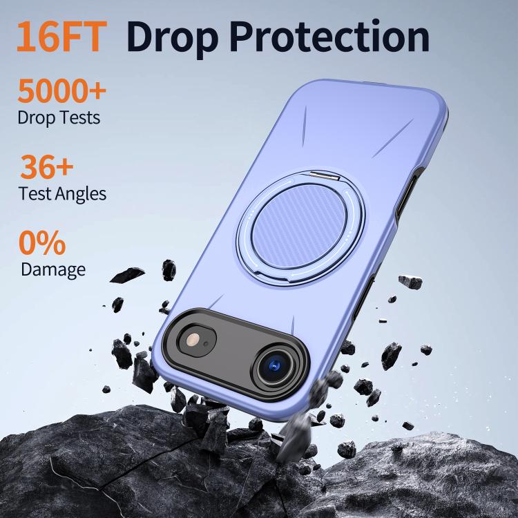 For iPhone Air Kalebol Magnetic MagSafe Rotation Holder PC Phone Case