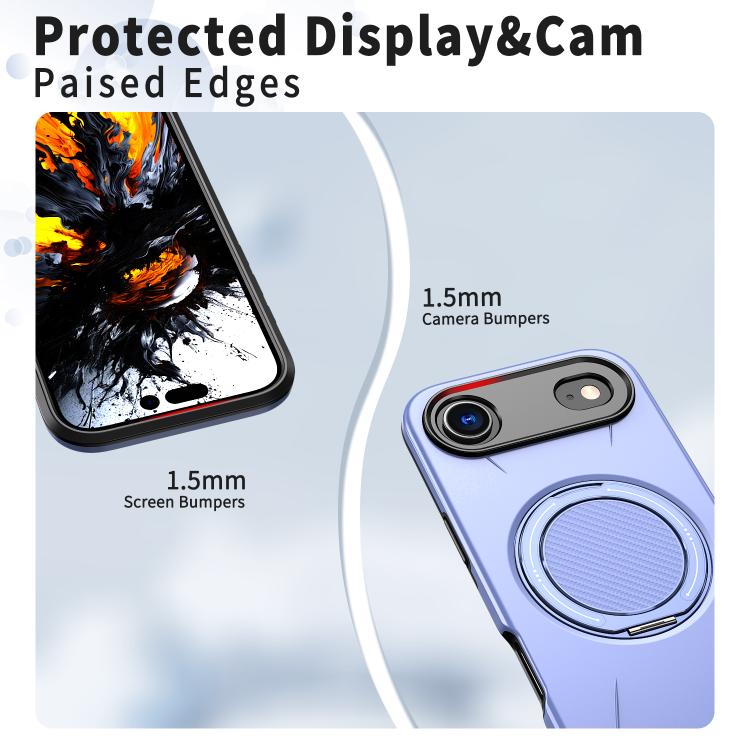 For iPhone Air Kalebol Magnetic MagSafe Rotation Holder PC Phone Case