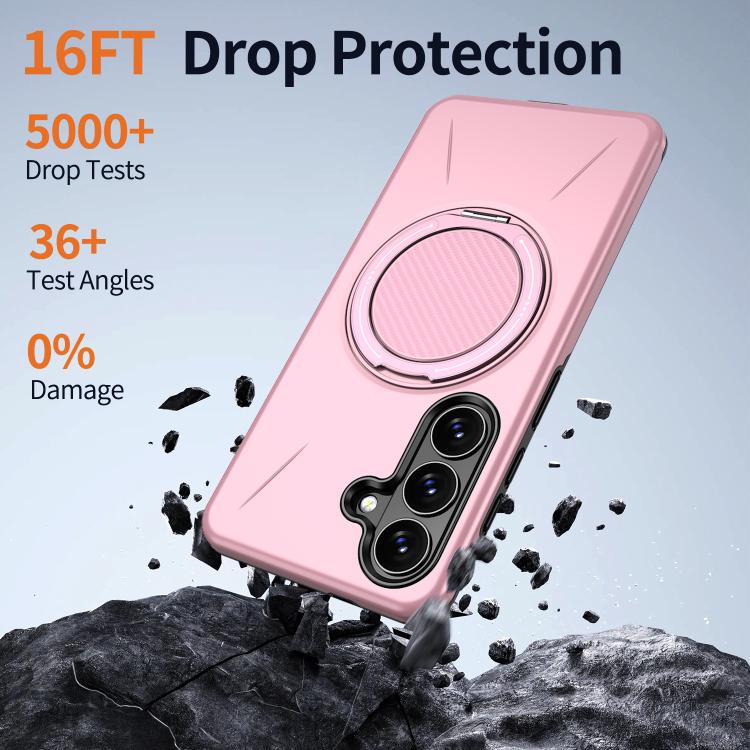 For Samsung Galaxy S26 5G Kalebol Magnetic MagSafe Rotation Holder PC Phone Case