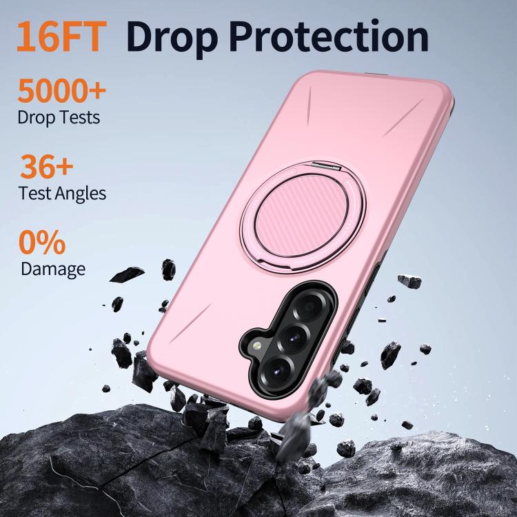 For Samsung Galaxy A37 5G Kalebol Magnetic MagSafe Rotation Holder PC Phone Case