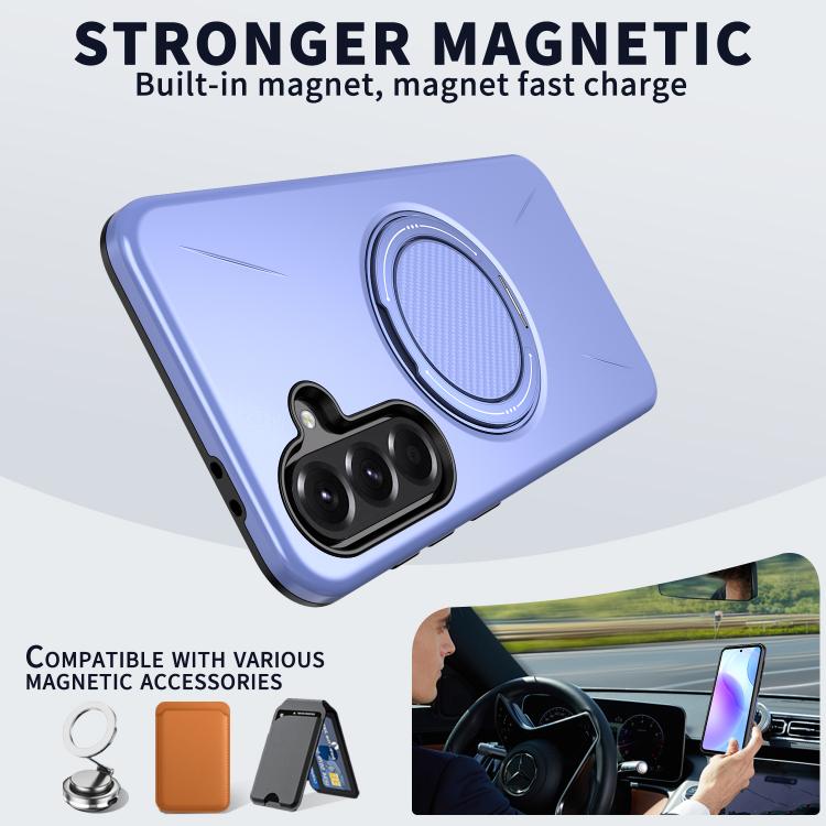 For Samsung Galaxy A37 5G Kalebol Magnetic MagSafe Rotation Holder PC Phone Case