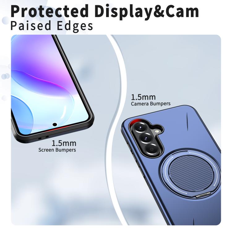 For Samsung Galaxy A57 5G Kalebol Magnetic MagSafe Rotation Holder PC Phone Case