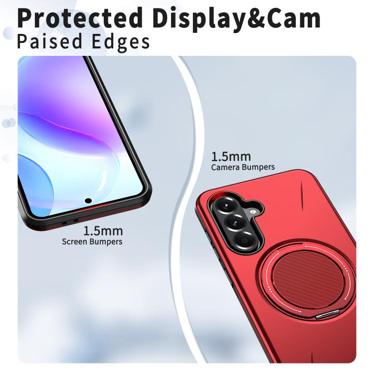 For Samsung Galaxy A26 5G Kalebol Magnetic MagSafe Rotation Holder PC Phone Case