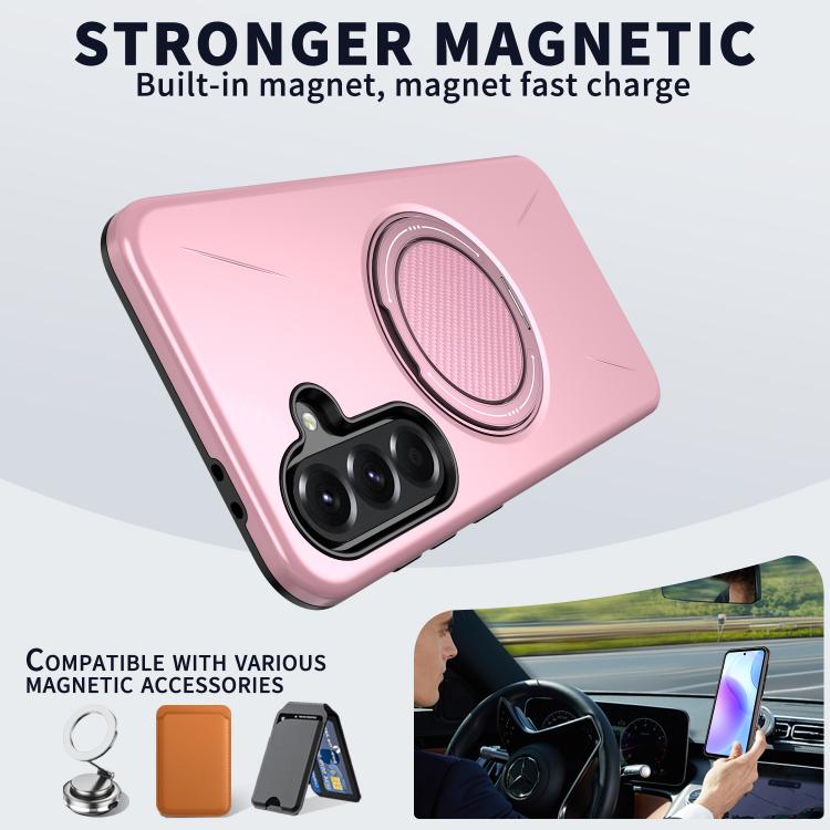 For Samsung Galaxy A26 5G Kalebol Magnetic MagSafe Rotation Holder PC Phone Case