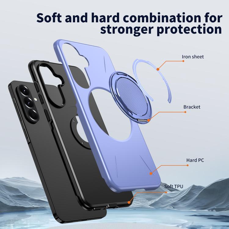 For Samsung Galaxy A26 5G Kalebol Magnetic MagSafe Rotation Holder PC Phone Case