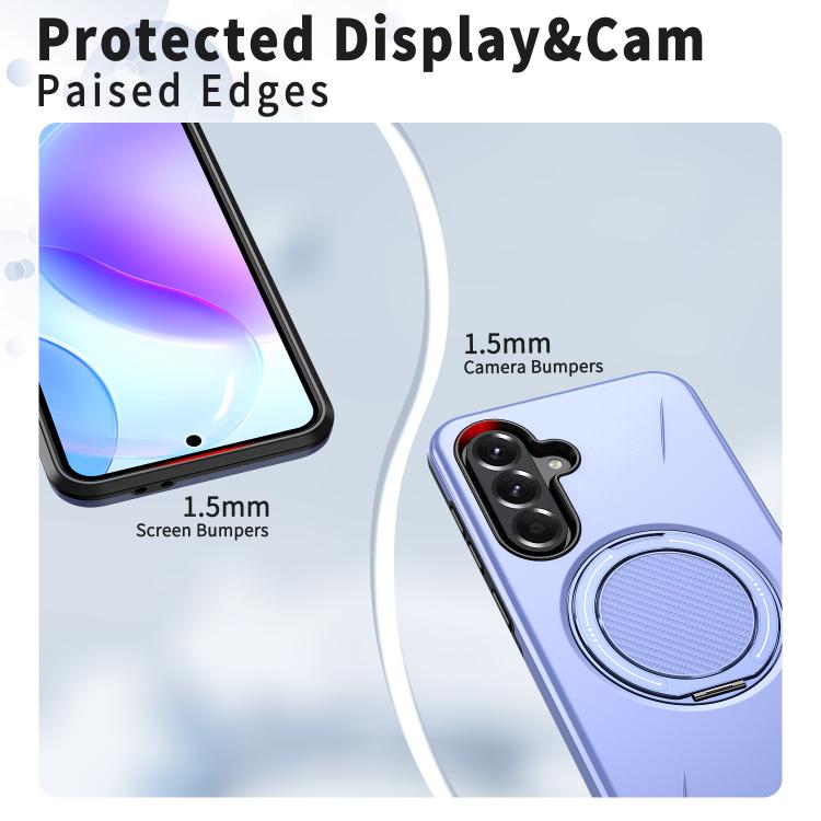 For Samsung Galaxy A36 5G Kalebol Magnetic MagSafe Rotation Holder PC Phone Case