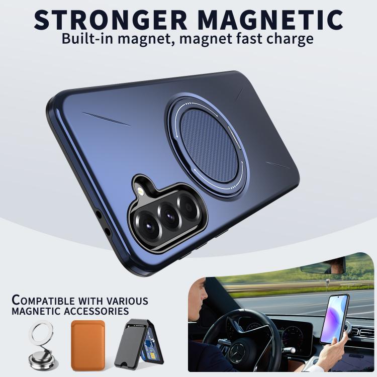 For Samsung Galaxy A56 5G Kalebol Magnetic MagSafe Rotation Holder PC Phone Case