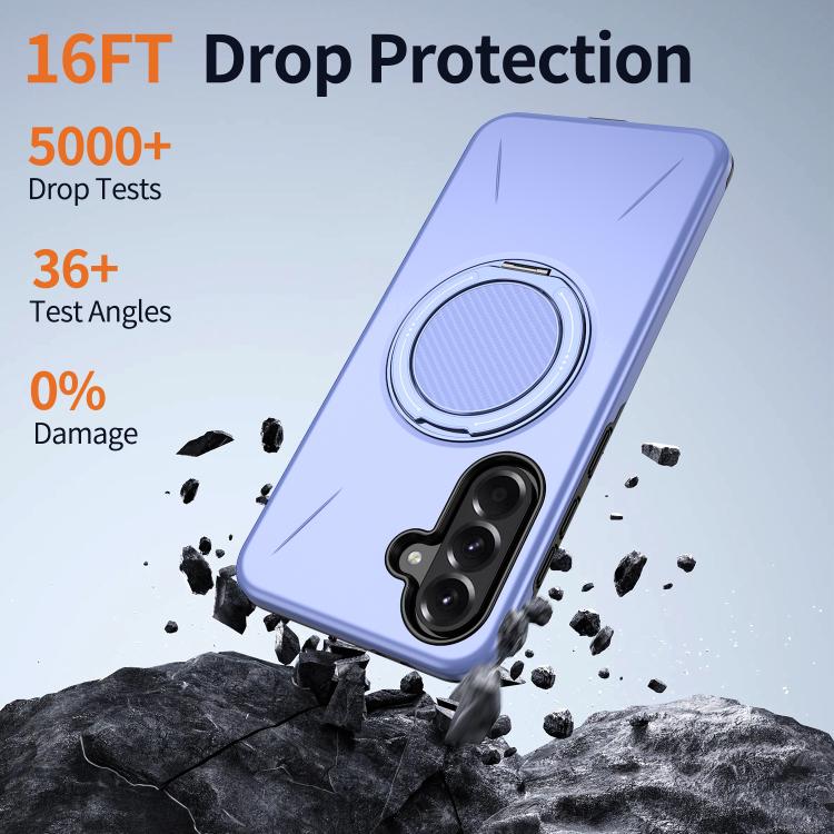 For Samsung Galaxy A56 5G Kalebol Magnetic MagSafe Rotation Holder PC Phone Case