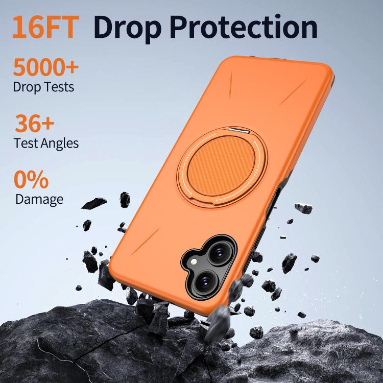 For Samsung Galaxy A06 4G / 5G Kalebol Magnetic MagSafe Rotation Holder PC Phone Case