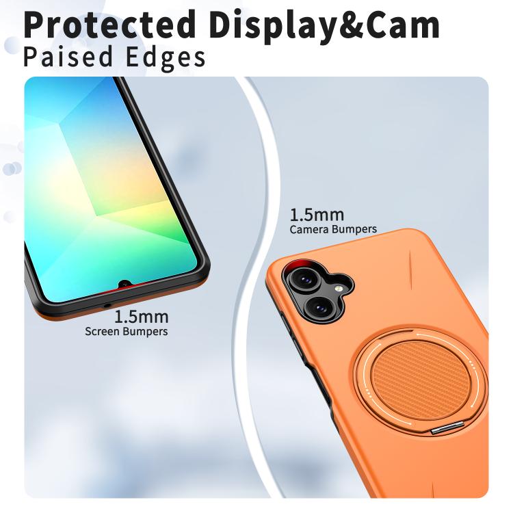 For Samsung Galaxy A06 4G / 5G Kalebol Magnetic MagSafe Rotation Holder PC Phone Case