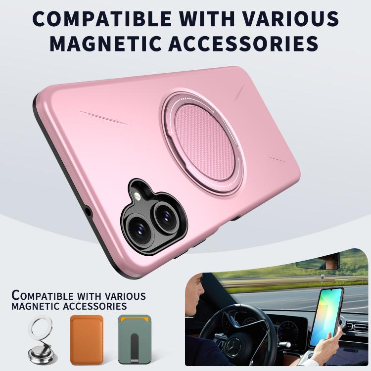 For Samsung Galaxy A06 4G / 5G Kalebol Magnetic MagSafe Rotation Holder PC Phone Case
