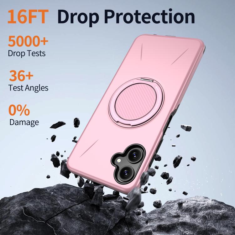 For Samsung Galaxy A06 4G / 5G Kalebol Magnetic MagSafe Rotation Holder PC Phone Case