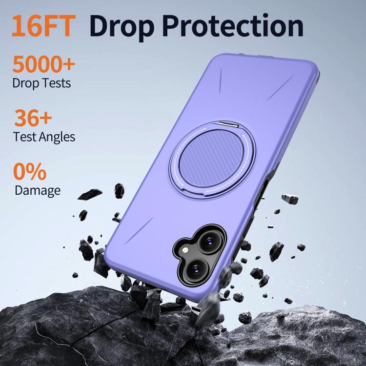 For Samsung Galaxy A06 4G / 5G Kalebol Magnetic MagSafe Rotation Holder PC Phone Case