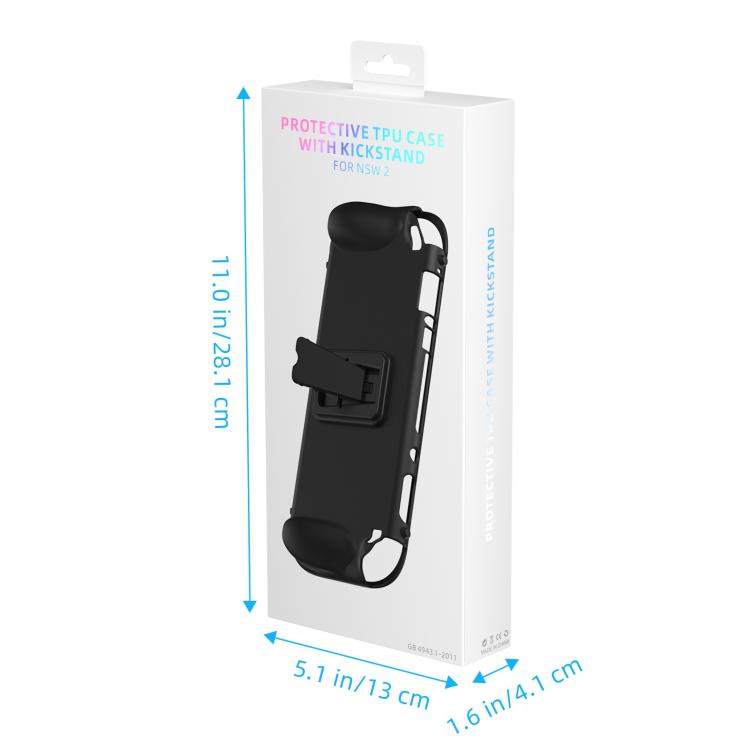 For Nintendo Switch 2 Game Game Console TPU Protective Case with Back Support