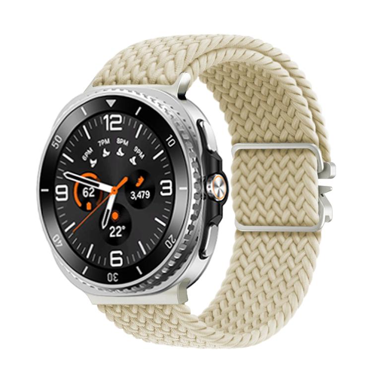 For Samsung Galaxy Watch8 / Watch8 Classic Parachute Buckle Braided Nylon Watch Band