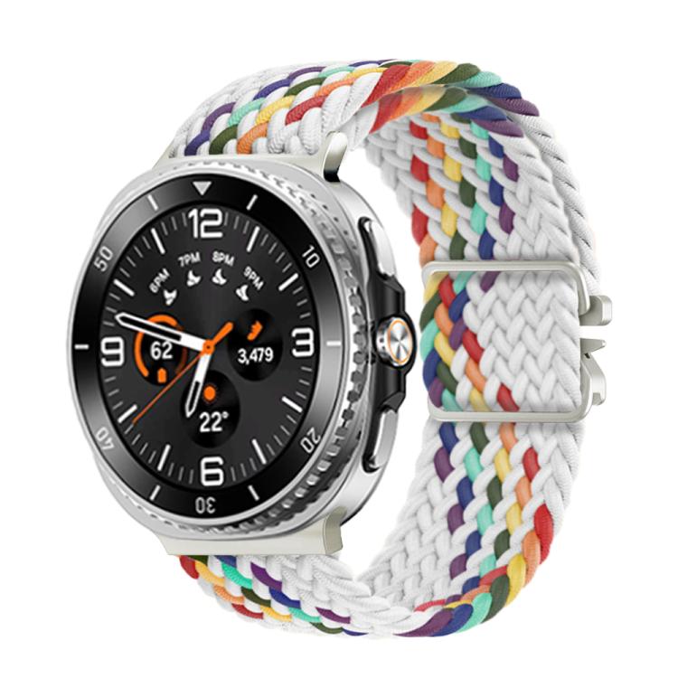 For Samsung Galaxy Watch8 / Watch8 Classic Parachute Buckle Braided Nylon Watch Band