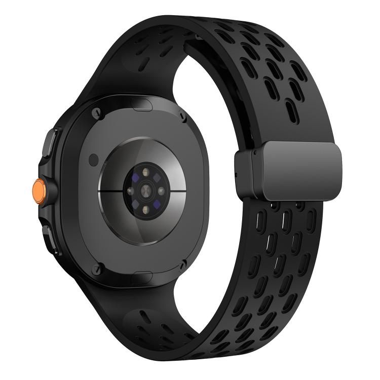 For Samsung Galaxy Watch8 / Watch8 Classic Mesh Magnetic Silicone Watch Band