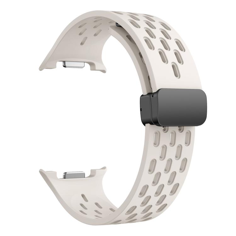 For Samsung Galaxy Watch8 / Watch8 Classic Mesh Magnetic Silicone Watch Band