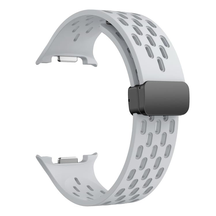 For Samsung Galaxy Watch8 / Watch8 Classic Mesh Magnetic Silicone Watch Band