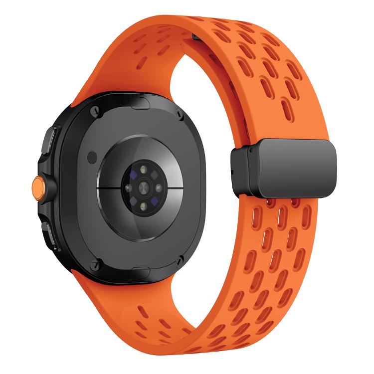 For Samsung Galaxy Watch8 / Watch8 Classic Mesh Magnetic Silicone Watch Band
