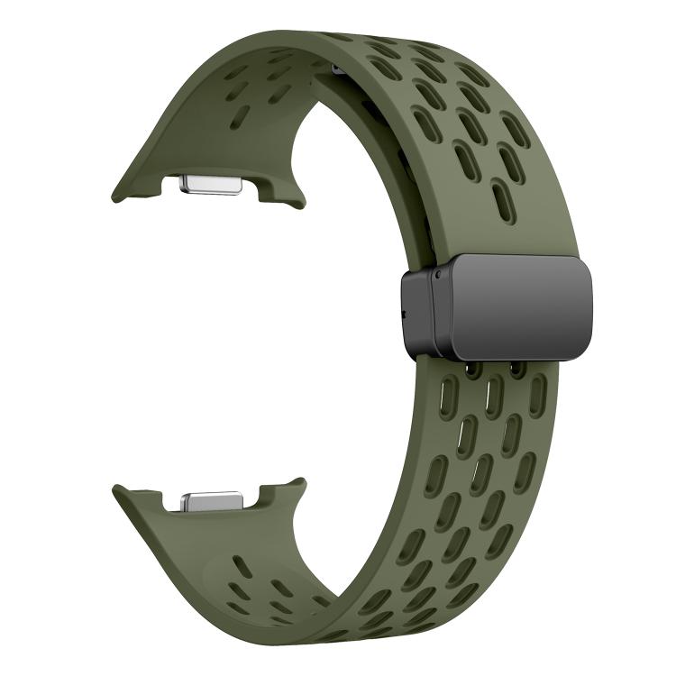 For Samsung Galaxy Watch8 / Watch8 Classic Mesh Magnetic Silicone Watch Band