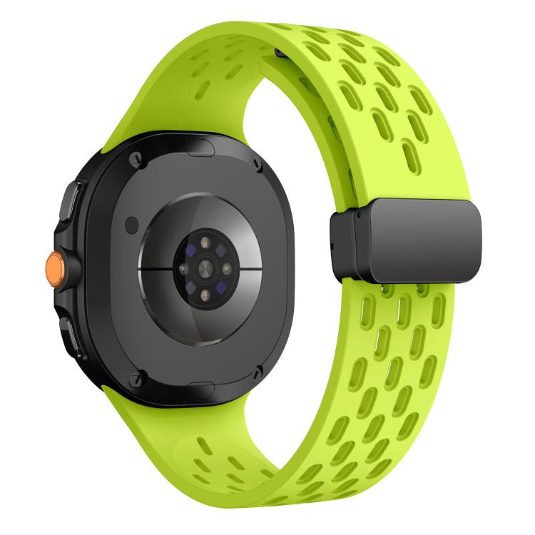 For Samsung Galaxy Watch8 / Watch8 Classic Mesh Magnetic Silicone Watch Band
