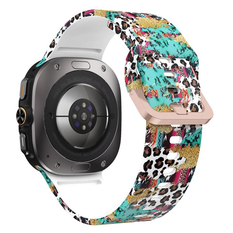 For Samsung Galaxy Watch Ultra 47mm / Ultra 2025 Printed Silicone Watch Band