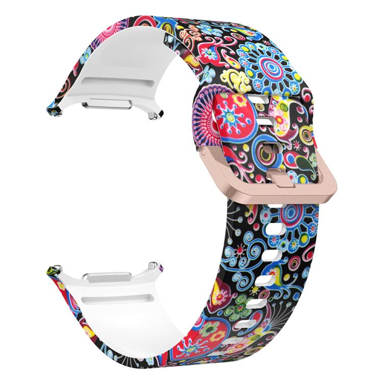 For Samsung Galaxy Watch Ultra 47mm / Ultra 2025 Printed Silicone Watch Band