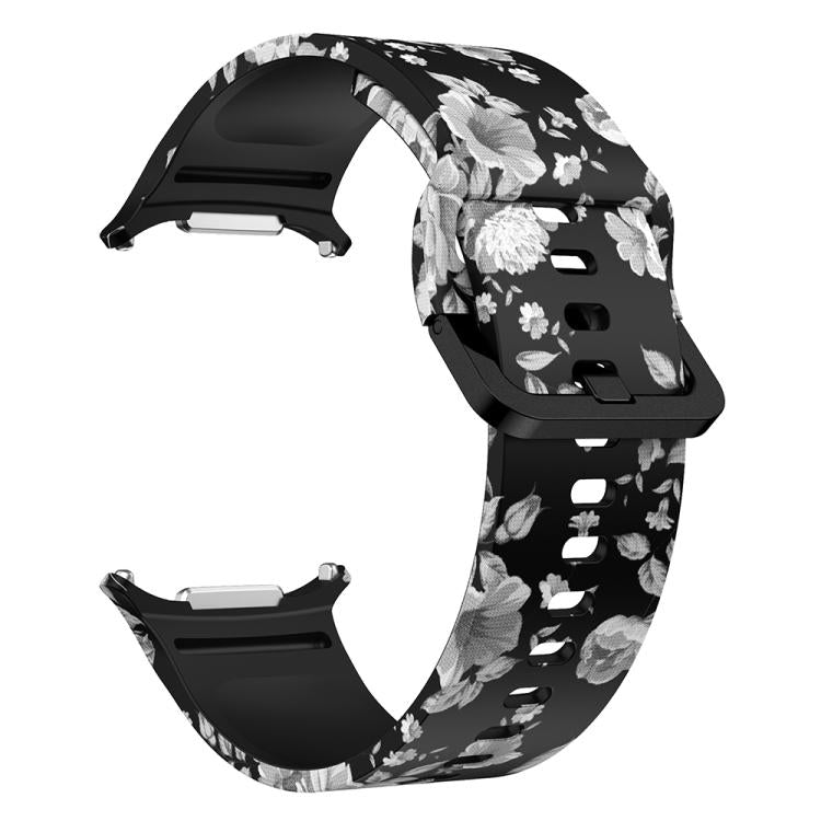 For Samsung Galaxy Watch Ultra 47mm / Ultra 2025 Printed Silicone Watch Band