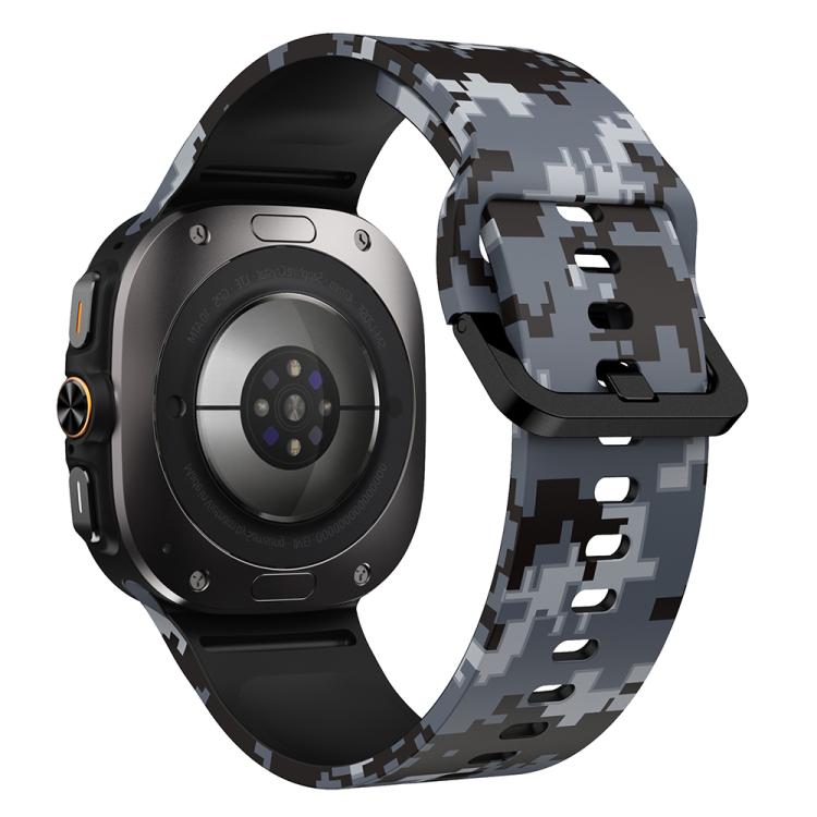 For Samsung Galaxy Watch Ultra 47mm / Ultra 2025 Printed Silicone Watch Band