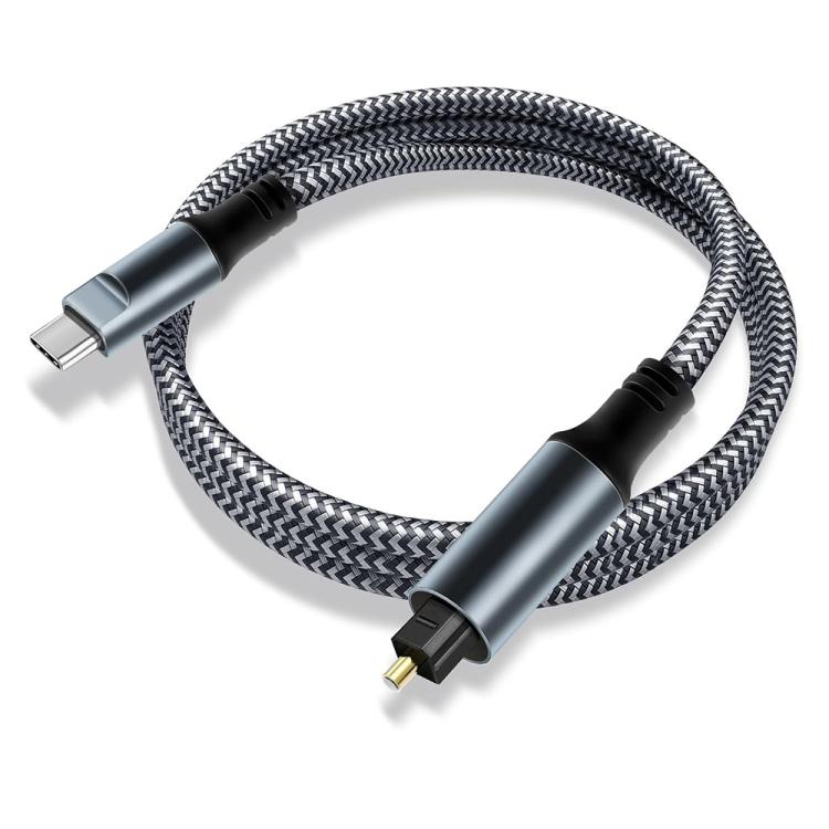 3m JUNSUNMAY Male USB Type-C to Male Toslink Optical Audio SPDIF Cable